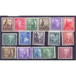 ITALY STAMPS : 1938 Postage and Air stamps set of 16 mounted mint SG 534-49 Cat £120