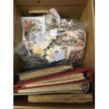 STAMPS : Glory box of stamps, kiloware and albums,