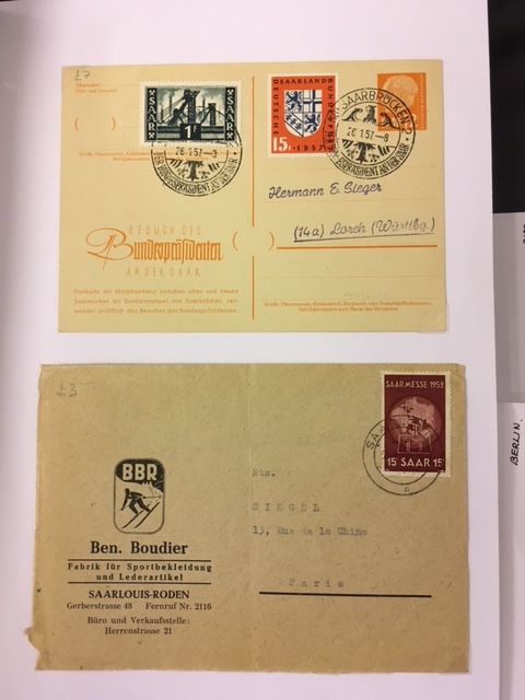 POSTAL HISTORY : GERMANY, on album pages - Image 4 of 4