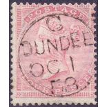 GREAT BRITAIN STAMPS : 1855 4d Rose, lar