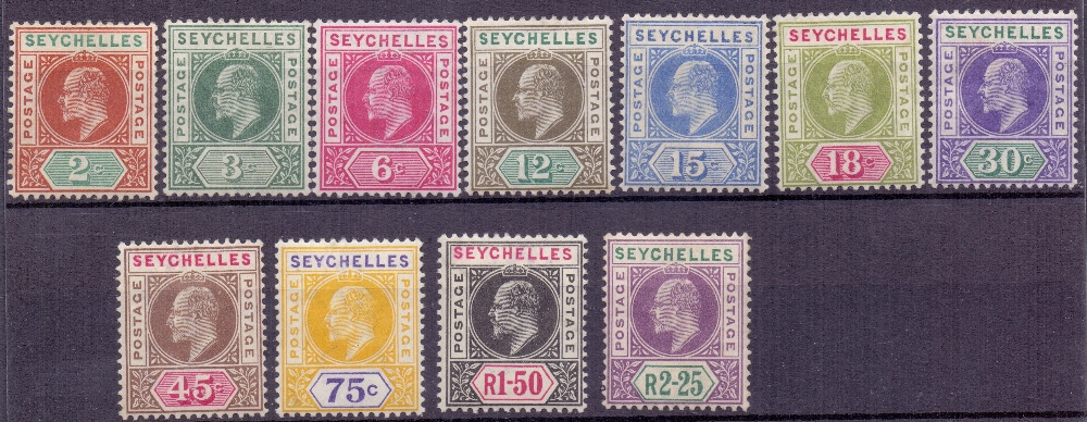 SEYCHELLES STAMPS : 1903 EDVII mounted m