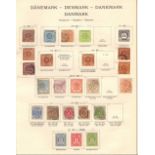 DENMARK STAMPS : 1851-1949 mint & used c