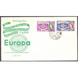 GREAT BRITAIN FIRST DAY COVER FDC 1960 Europa on illustrated non-addressed cover cancelled by