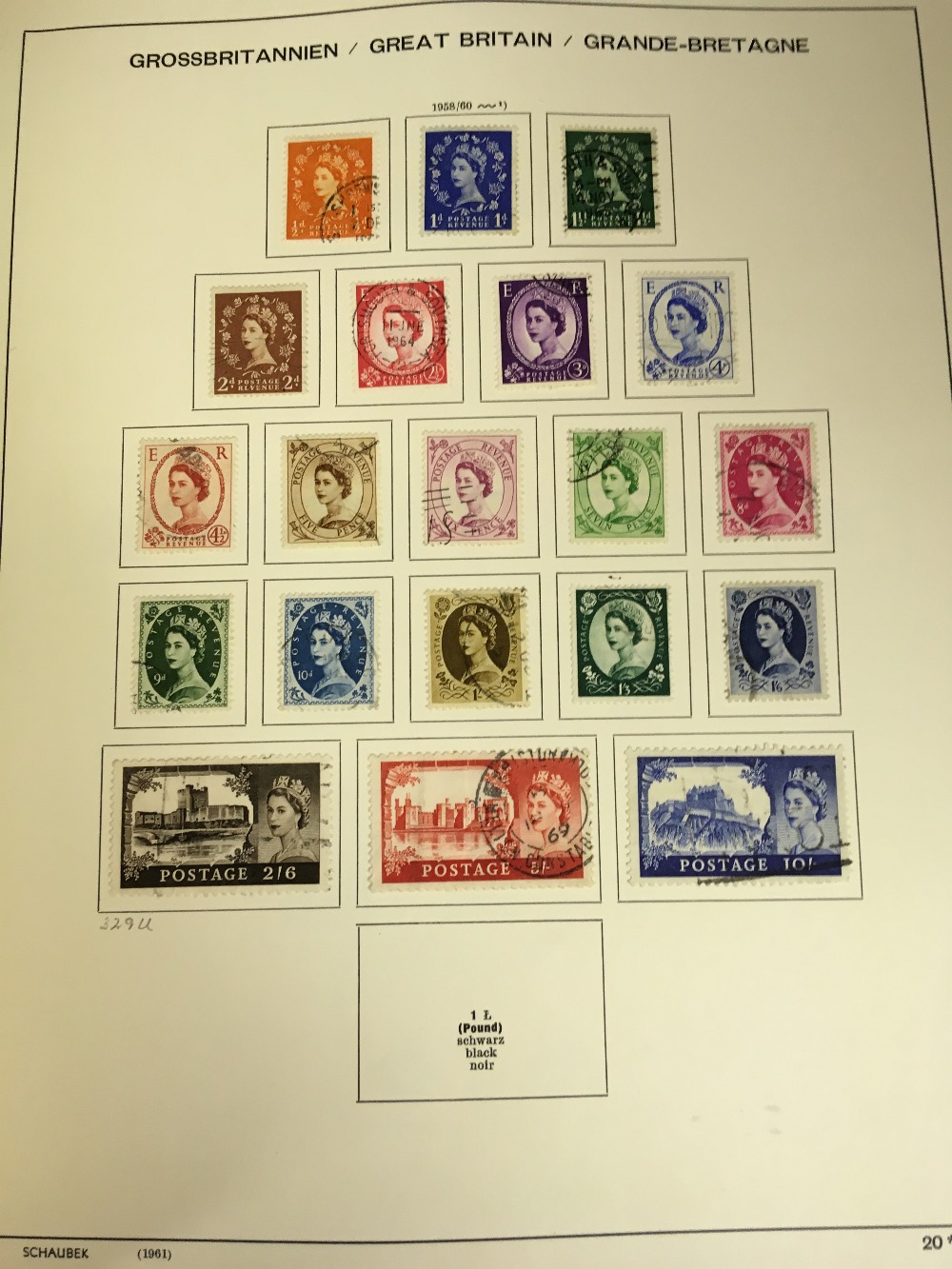 STAMPS : WORLD, box with four albums & two stockbooks with GB mint commemorative sets, - Image 2 of 5