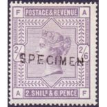 GREAT BRITAIN STAMP 1883 2/6 Lilac,