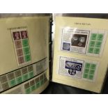 GREAT BRITAIN STAMPS Collection of decimal machin booklet panes neatly displayed in album inc 1/2p