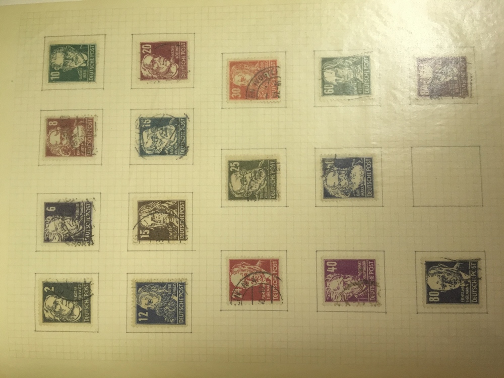 STAMPS : WORLD, box with various albums & stockbooks etc, mostly German or related material, - Image 4 of 4