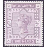 GREAT BRITAIN STAMP 1883 2/6 Lilac (GC) ,