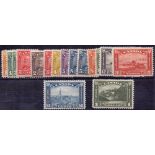 CANADA STAMPS 1930 mounted mint set of 16 to $1 SG 288-303