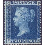GREAT BRITAIN STAMP 1869 2d Blue (FG) plate 15,