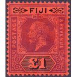 FIJI STAMPS 1912 mounted mint set to £1 (die 1) SG 125-137