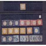 ITALY STAMPS Mint & used collection in an album inc 1862 imperf issues to 80c mint with 10c bistre