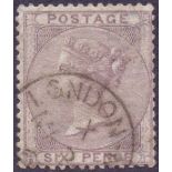GREAT BRITAIN STAMPS : 1856 6d Pale Lilac, superb used example,