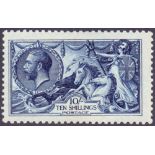 GREAT BRITAIN STAMP 1913 10/- Waterlow Seahorse,