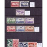 FRANCE STAMPS Used selection of Air issues on three stock-pages from 1930 onwards.