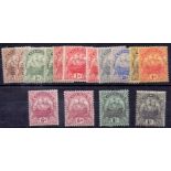 BERMUDA STAMPS 1910 mounted mint set of