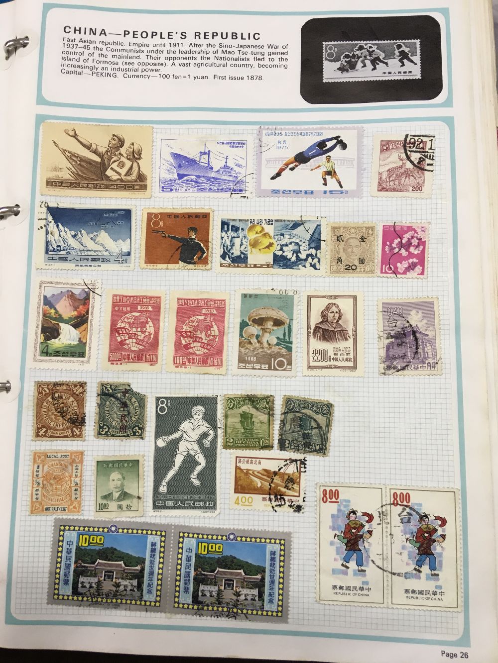 STAMPS : Glory Box of old albums, stock - Image 6 of 6
