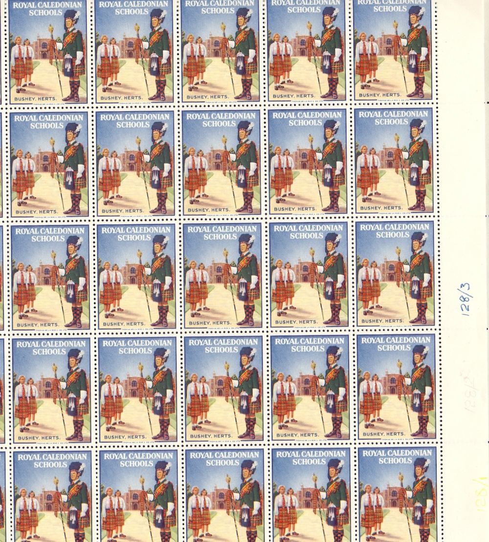 STAMPS: "Royal Caledonian Schools" (Bush