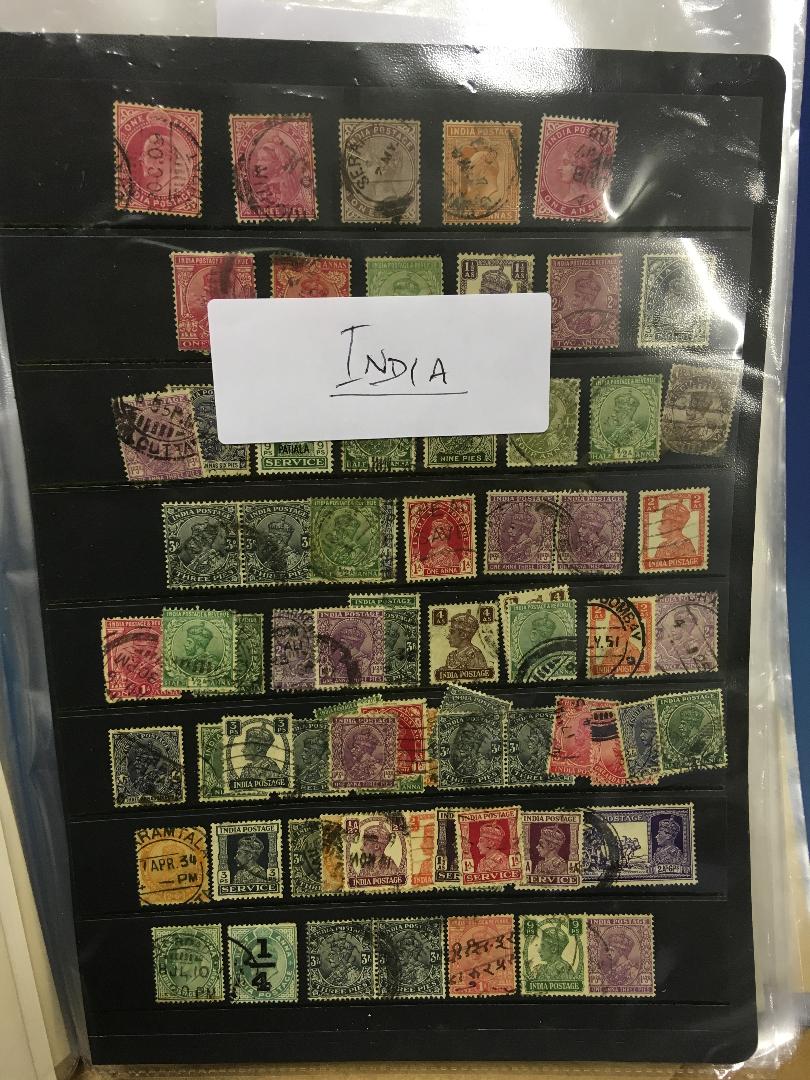 STAMPS : World stamps in a plastic folde - Image 2 of 2