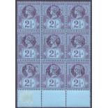 GREAT BRITAIN STAMP 1887 2 1/2d Purple/B