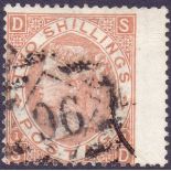 GREAT BRITAIN STAMP 1880 2/- Brown (SD)