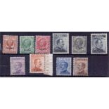 STAMPS 1911 Lipso mounted mint set of 10 SG 3-12F Cat £180