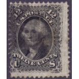 USA STAMPS 1867 12cent used,