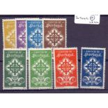 PORTUGAL STAMPS 1940 mounted mint set of 8 SG 904-911 Cat £200