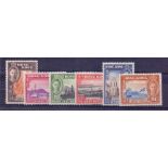 HONG KONG STAMPS : 1941 Centenary lightly mounted mint set of six, SG 163-168.