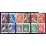 PORTUGAL STAMPS 1926 mounted mint to $10 (240 SG 702-725 Cat £275