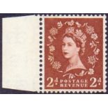 GREAT BRITAIN STAMPS : 1959 2d Phos Graphite unmounted mint with the Edward Crown watermark,
