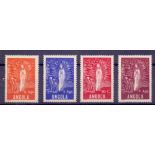 Stamps : ANGOLA, 1948 Statue of Our Lady Fatima, fine U/M set of 4, SG 434-37.