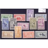 FALKLANDS STAMPS 1952 mounted mint set to 10/- SG 172-185 Cat £140