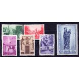 BELGIUM STAMPS : 1954 unmounted mint set to 9f + 4.