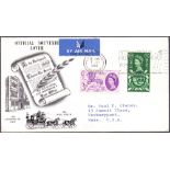 GREAT BRITAIN STAMPS : 1960 GLO illustrated cover cancelled by the scarce Eastbourne International