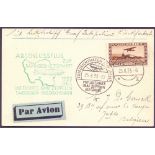 POSTAL HISTORY AIRMAIL : SAAR, 1933 Graf Zeppelin Saargebiet Flight (S 218B).