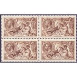 GREAT BRITAIN STAMPS : 1915 De La Rue Seahorse issue;