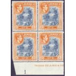 JAMAICA STAMPS: 1938 5/- Slate Blue and Yellow Orange,