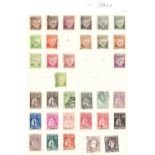 PORTUGAL STAMP S: Album pages , various issues 1914 to 1938 ,