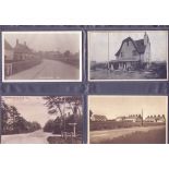 POSTCARDS : KENT, album of old topographical postcards, good mix of locations, Ash, Charing,