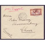 POSTAL HISTORY AIRMAIL : EGYPT, 1931 Graf Zeppelin Egypt Flight (S 105Ay).