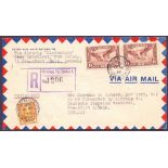 POSTAL HISTORY : CANADA, 1936 Hindenburg 2nd North America Return Flight (S 411C).