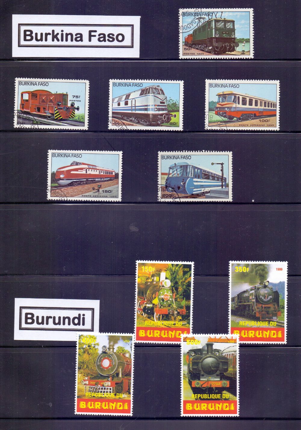 RAILWAY STAMPS, - Image 2 of 2