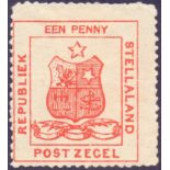 STAMPS : STELLALAND 1884 1d Red,