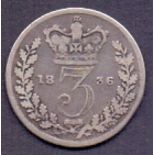 COINS : William IV silver 3d Maundy coin 1836