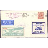 POSTAL HISTORY : GREAT BRITAIN, 1933 30th Sept, last day of Great Western Railway Air Service.