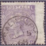 GREAT BRITAIN STAMPS : 1883 6d on 6d Lilac,