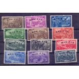 ITALY STAMPS : TRIESTE, 1948 Centenary set of 12, fine U/M, SG 65-76.