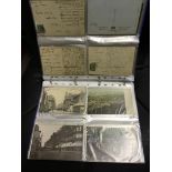 POSTCARDS : TOPOGRAPHICAL, album of various postcards, street scenes etc,