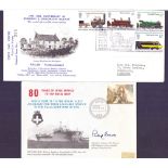 FIRST DAY COVERS : 1975 Trains issue on OFFICIAL Stockton and Darlington Railway cover.